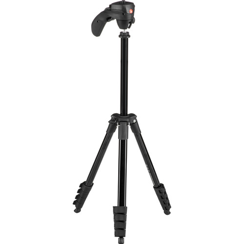 Manfrotto Compact Action Aluminum Tripod (Black)