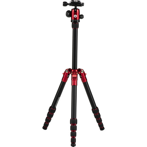Manfrotto Element Small Aluminum Traveler Tripod MKELES5RD-BH