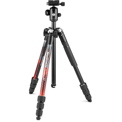 Manfrotto Element MII Aluminum Tripod with Ball Head (Red)