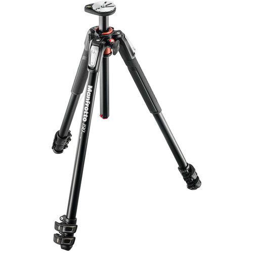 MANFROTTO 190 SERIES ALUMINUM TRIPOD 3 S
