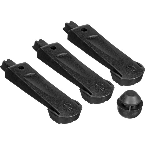 Manfrotto R56104 Feet and Rubber Caps for 561BHDV and MVM500 Monopods (Set of 3)