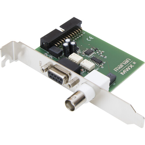 marian DIGITAL AUDIO ELECTRONICS MWX2 1 BNC Dual-MIDI / Wordclock Out Extender for PCIe Cards