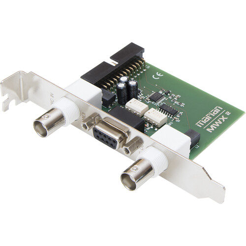 marian DIGITAL AUDIO ELECTRONICS MWX2 2 BNC Dual-MIDI / Wordclock I/O Extender for PCIe Cards