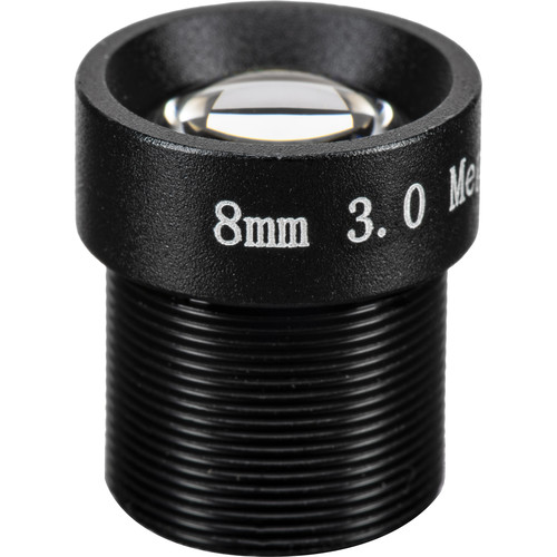 Marshall Electronics 8mm f/2.0 M12 3MP Lens for Select Marshall Cameras