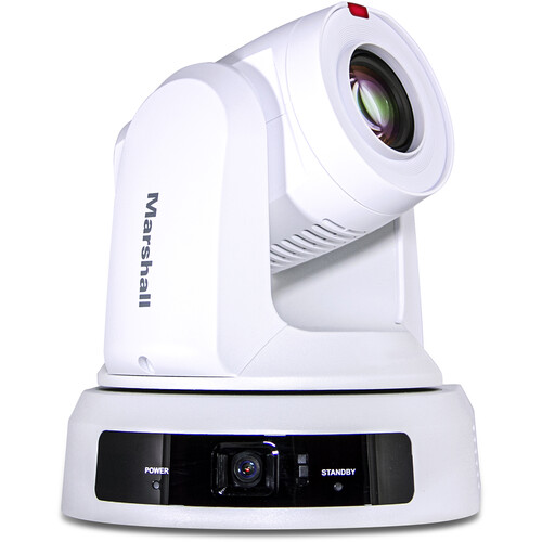 Marshall Electronics CV625 UHD 4K Dual PTZ Camera with 25x Optical Zoom (White)