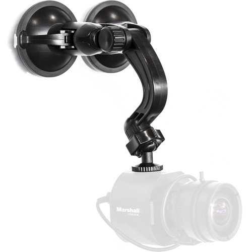 Marshall Electronics Dual Suction Cup Glass Mount with Adjustable Tilt Arm & 1/4