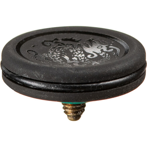 Match Technical Boop-O Soft Shutter Release Button (Black-on-Black Dragon Motif Long Stem)