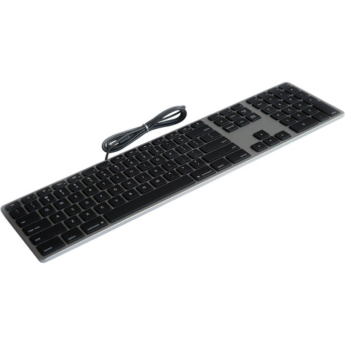 Matias Wired Aluminum Keyboard for Mac (Space Gray) FK318B B&H