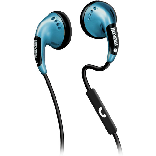 Maxell Color Buds Earbuds with BuiltIn Mic (Blue) 199711 B&H