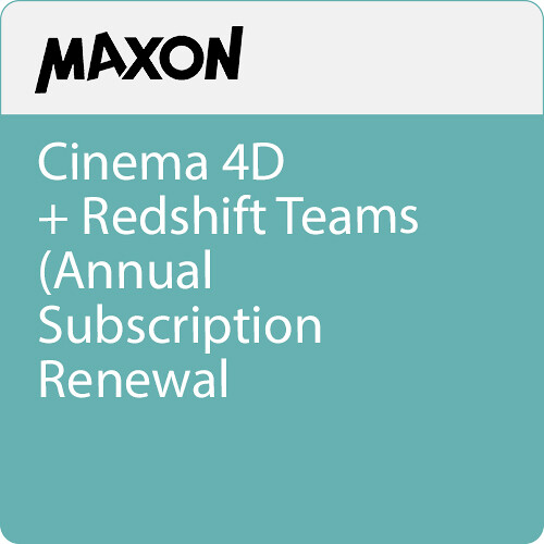 Maxon Cinema 4D + Redshift Teams (Annual Subscription Renewal)