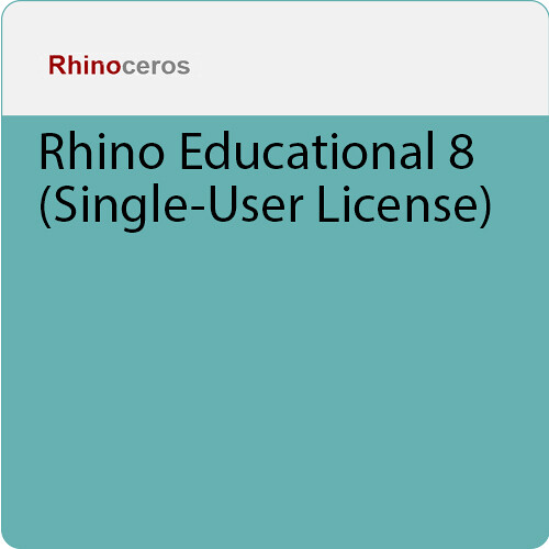 McNeel Rhino 8 (Single User License Educational Download)