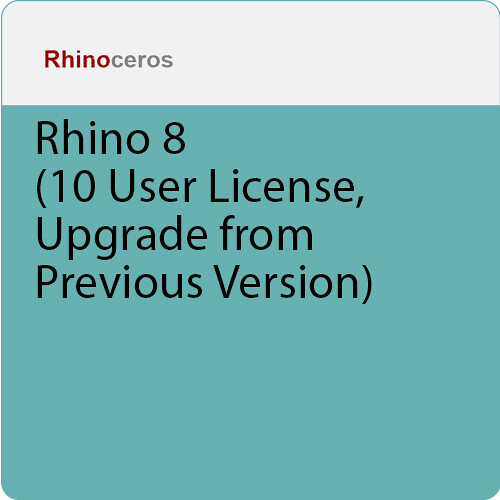 McNeel Rhino 8 Upgrade (10-User License Download)