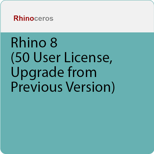 McNeel Rhino 8 Upgrade (50-User License Download)