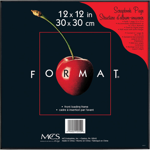 MCS Format Frame (Black 12 x 12