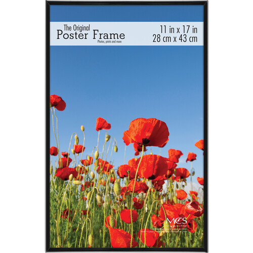 MCS Original Poster Frame with Masonite Back (Black 11 x 17