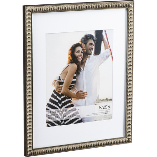 MCS Thin Bead Collage & Portrait Frame (Pewter 11 x 14