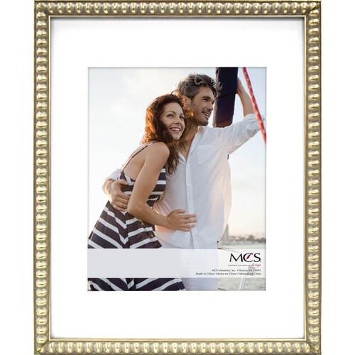 MCS Thin Bead Collage & Portrait Frame (Champagne 11 x 14