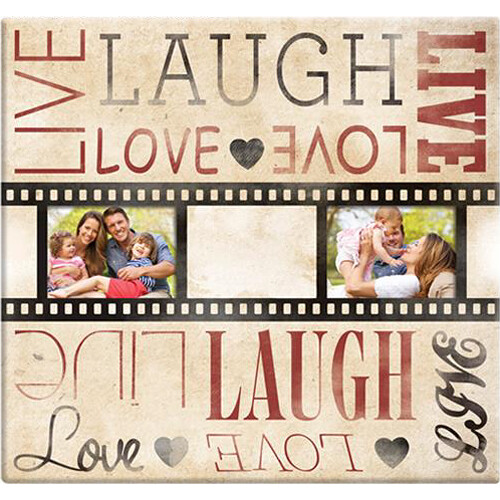 MCS 12 x 12 Expressions Live Laugh Love Film Strip Scrapbook