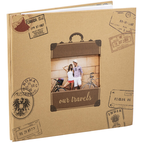 MCS 12 x 12 Scrapbook with Photo Opening On Cover (Our Travels)