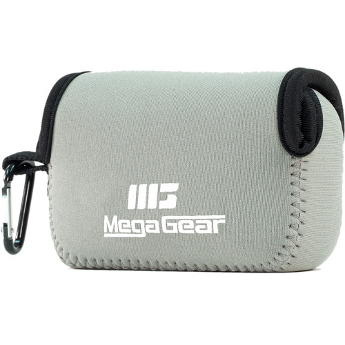 MegaGear Ultralight Neoprene Case for Select Sony and Canon Cameras (Gray)