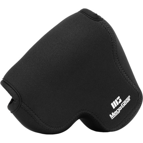 MegaGear Ultralight Neoprene Camera Case for Panasonic LUMIX DC-FZ80 DC-FZ70 FZ72 (Black)