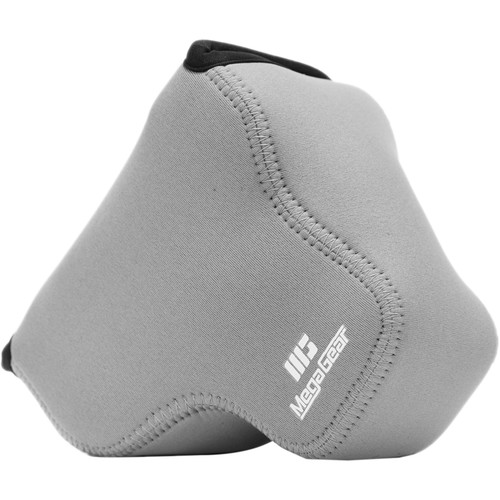 MegaGear Ultralight Neoprene Camera Case for Panasonic LUMIX DC-FZ80 DC-FZ70 FZ72 (Gray)