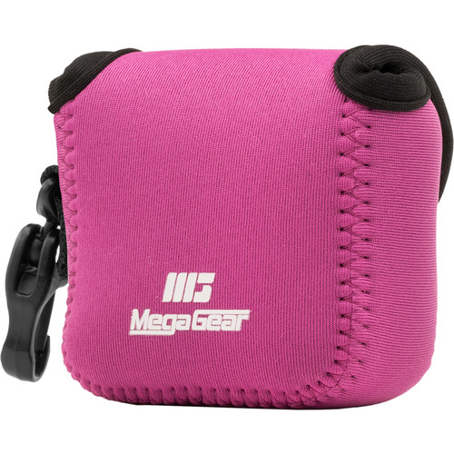 MegaGear Ultralight Neoprene Camera Case for Gopro Hero 6 Hero 5 and Sony RX0 1.0 (Pink)