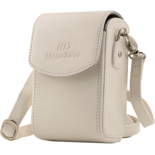 MegaGear MG1413 Ever Ready Leather Camera Case/Bag Protective Cover (White)