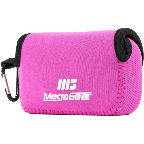 MegaGear Ultralight Neoprene Camera Case for Panasonic Lumix ZS200 TZ200 Leica C-Lux (Hot Pink)