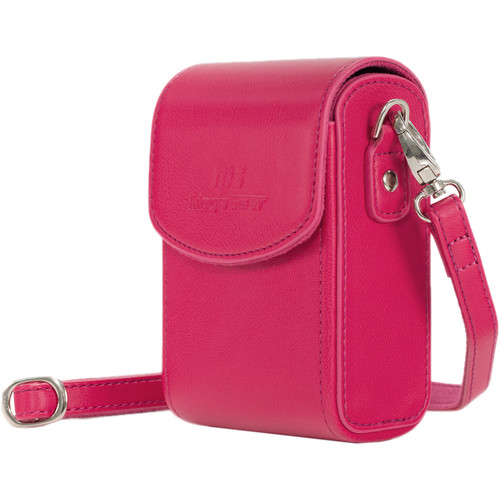 MegaGear PU Leather Camera Case for Canon PowerShot SX740 HS SX730 HS (Hot Pink)