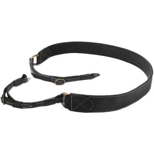 MegaGear DSLR Leather Shoulder Neck Strap (Black)