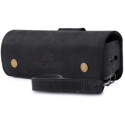 MegaGear Leather Camera Case for DJI Osmo Pocket (Black)