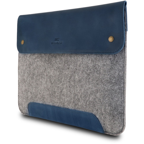 MegaGear Genuine Leather and Fleece Sleeve for 13.3