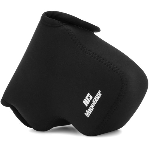 MegaGear Ultralight Neoprene Camera Case for Leica V-Lux 5 Panasonic Lumix DC-FZ1000 II (Black)