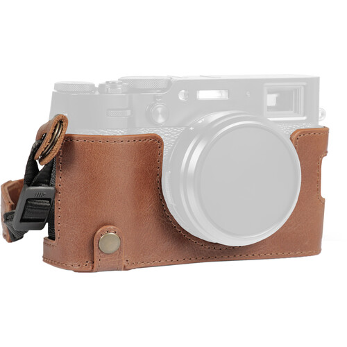 MegaGear EverReady Leather Half Case FUJIFILM X100VI (Brown)