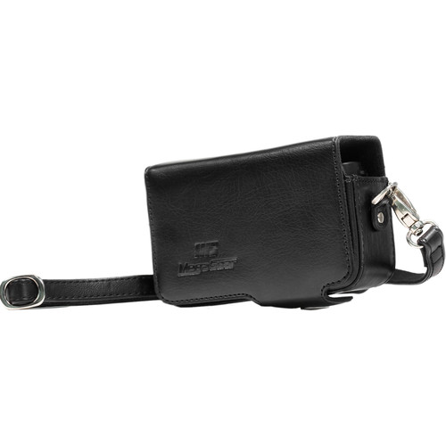 MegaGear Leather Case with Strap for Sony Cyber-shot DSC-RX100 (Black)