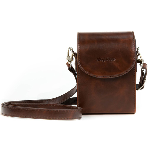 MegaGear Ever Ready&nbsp Leather Camera Case for Panasonic Lumix DC-ZS70 DMC-LX10 DMC-ZS60 or DMC-ZS100 (Dark Brown)