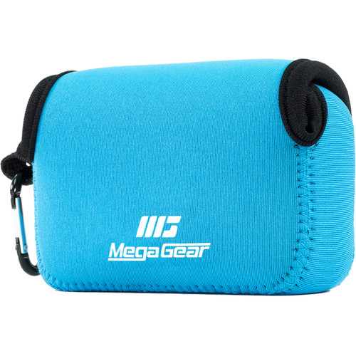 MegaGear Ultralight Neoprene Camera Case with Carabiner for Canon PowerShot SX620 HS (Blue)