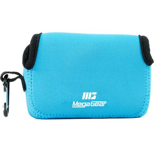 MegaGear Ultralight Neoprene Camera Case with Carabiner for Nikon COOLPIX A900 (Blue)