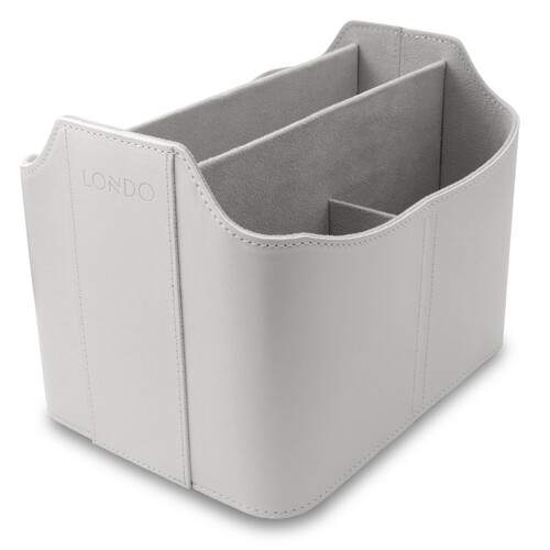 Londo Remote Control Organizer with Tablet Slot (White)