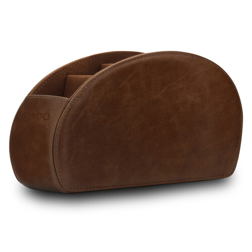 Londo Remote Control Organizer with Five Pockets (Rustic Brown)
