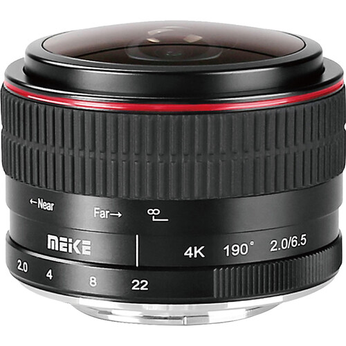 Meike MK-6.5mm f/2 Circular Fisheye Lens for Sony E