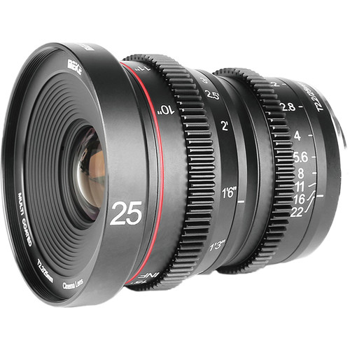 Meike 25mm T2.2 Manual Focus Cinema Lens (FUJIFILM X)