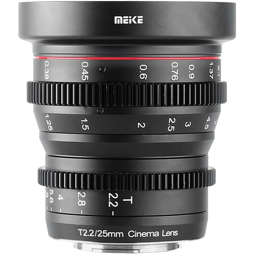 Meike 25mm T2.2 Manual Focus Cinema Prime Lens (Canon RF)