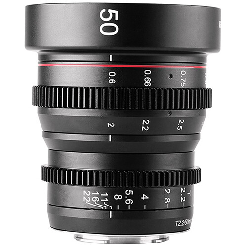 Meike 50mm T2.2 Cinema Prime Lens (MFT Feet/Meters)