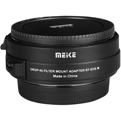 Meike Lens Adapter for EF-Mount Lens to Canon EF-M-Mount Camera with Drop-In Filters