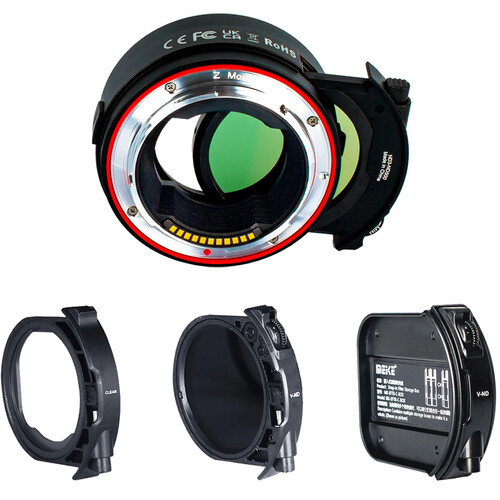 Meike Drop-In Filter Lens Adapter for EF/EF-S Lenses to Nikon Z-Mount Cameras