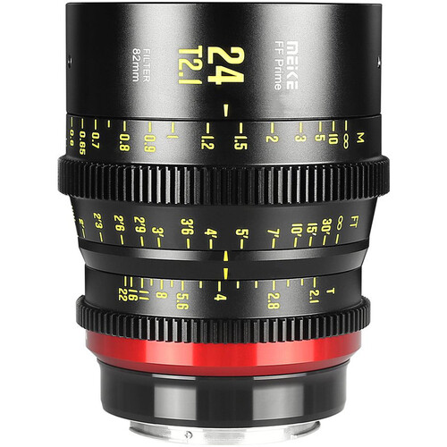 Meike FF Prime Cine 24mm T2.1 Lens (Canon EF-Mount Feet/Meters)