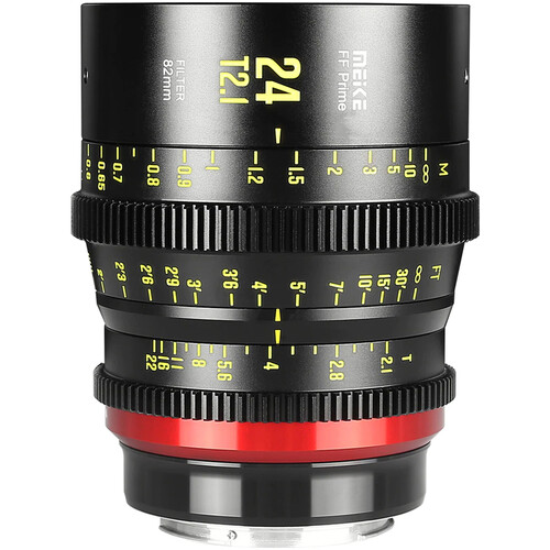 Meike FF Prime Cine 24mm T2.1 Lens (L-Mount Feet/Meters)