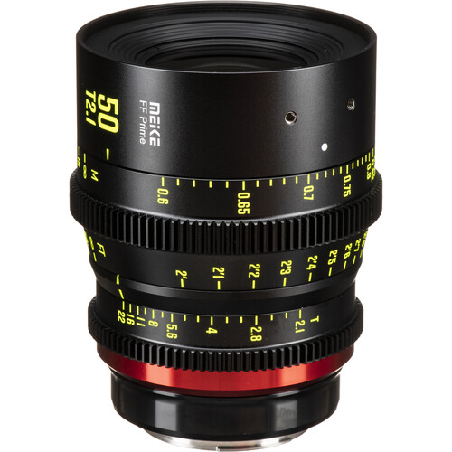 Meike FF-Prime Cine 50mm T2.1 Lens (EF-Mount Feet/Meters)